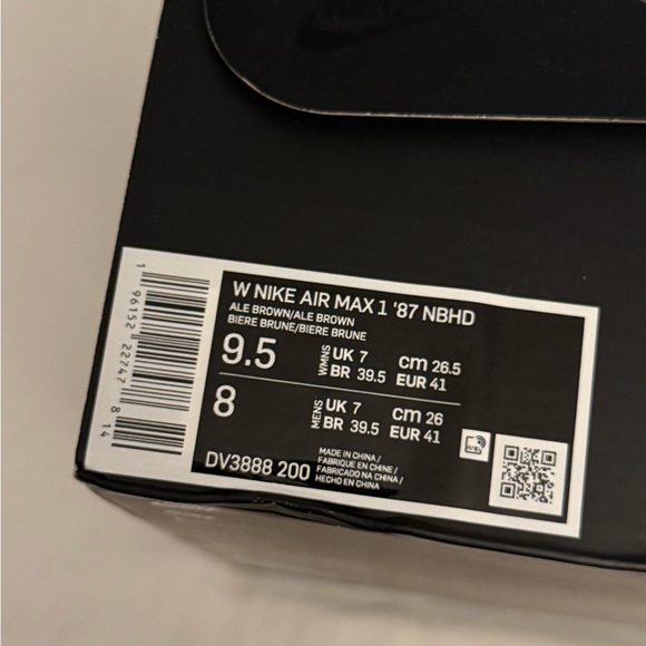 New Nike Air Max 1 ‘87 Brown Sneakers from Japan - Picture 3 of 7